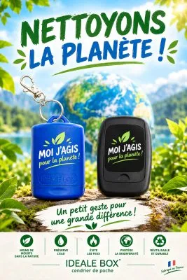 Nettoyons la planète… mais surtout, évitons de la salir ! avec IDEALE BOX