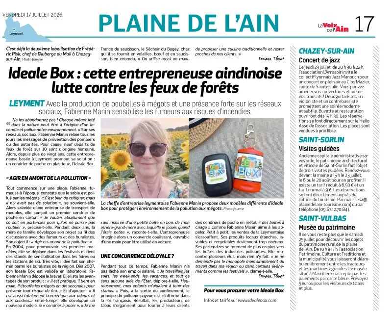 Prévenir les incendies : le rôle essentiel du cendrier de poche IDEALE BOX contre les mégots